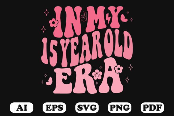 In My 15 Year Old Era Wavy Svg T-shirt