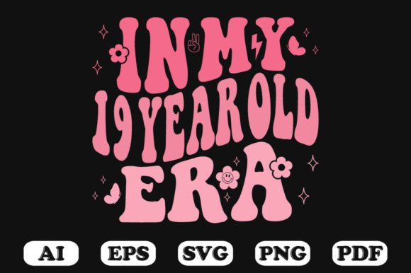 In My 19 Year Old Era Wavy Svg T-shirt