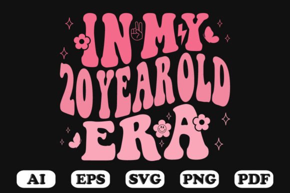 In My 20 Year Old Era Wavy Svg T-shirt