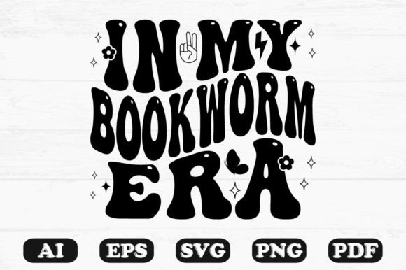 In My Bookworm Era Retro Wavy Svg Review