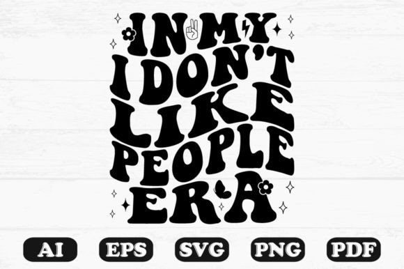 In My I Don’t Like People Era Retro Wavy