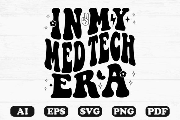 In My Med Tech Era Retro Wavy SVG Review