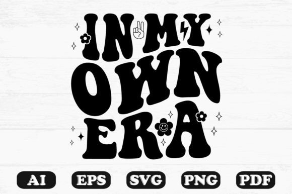 In My Own Era Retro Wavy Svg T-shirt