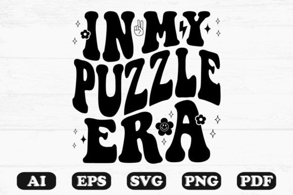 In My Puzzle Era Retro Wavy Svg T-shirt