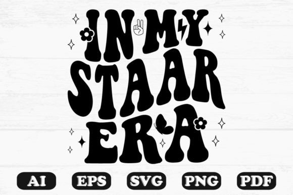 In My Staar Era Retro Wavy Svg T-shirt